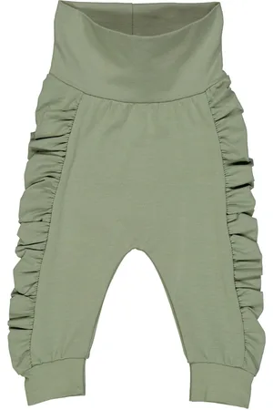Green Cotton Broek