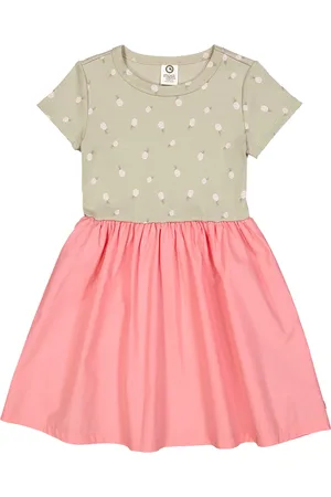 Green Cotton Jurk 