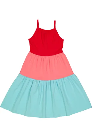 Green Cotton Jurk