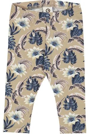 Green Cotton Leggings
