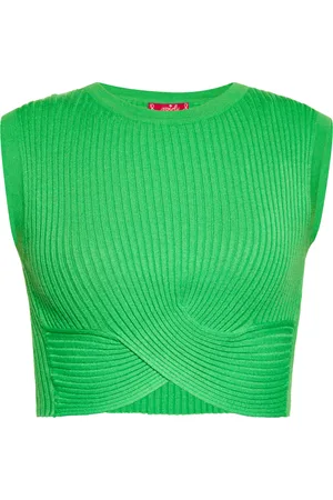 Swirly Gebreide top