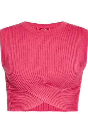 Swirly Gebreide top