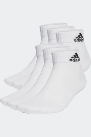 adidas Dunne en Lichte Sportswear Enkelsokken 6 Paar