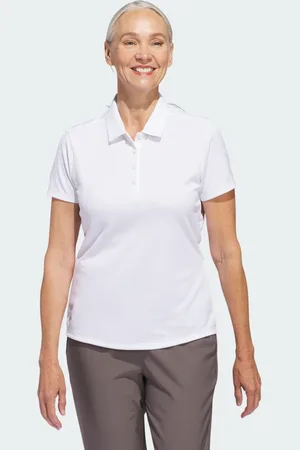 adidas Solid Performance Poloshirt met Korte Mouwen