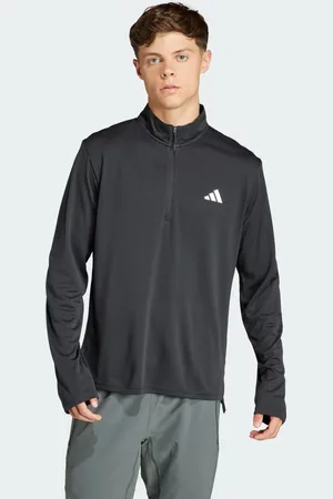 adidas Train Essentials Training Longsleeve met Korte Rits