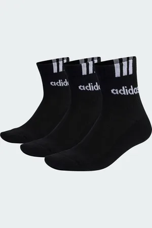 adidas 3-Stripes Linear Gevoerde Sokken 3 Paar