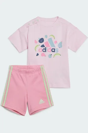 adidas Essentials Allover Print T-shirt Set Kids