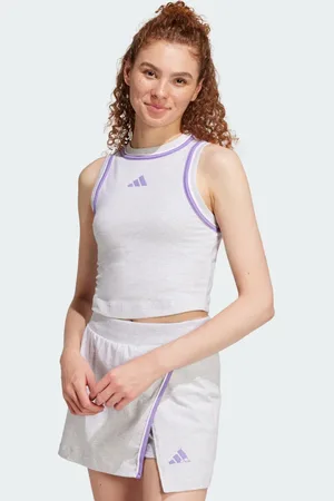 adidas Essentials Color-Pop Cotton Crop Tanktop