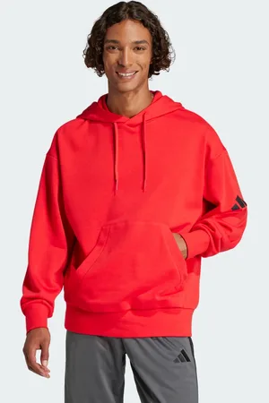 adidas Essentials Loose-Fit 3 Bar Logo French Terry Hoodie