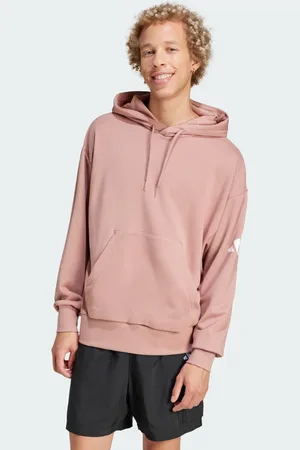 adidas Essentials Loose-Fit 3 Bar Logo French Terry Hoodie