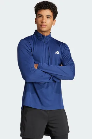 adidas Train Essentials Training Longsleeve met Korte Rits
