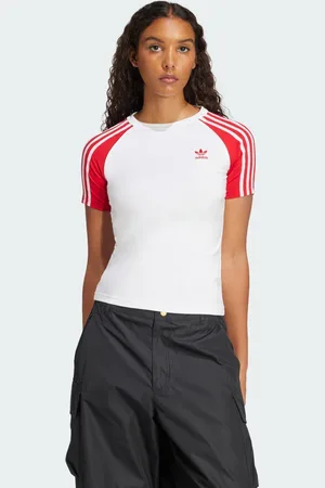 adidas Adicolor 3-Stripes Raglan Slim-fit T-shirt