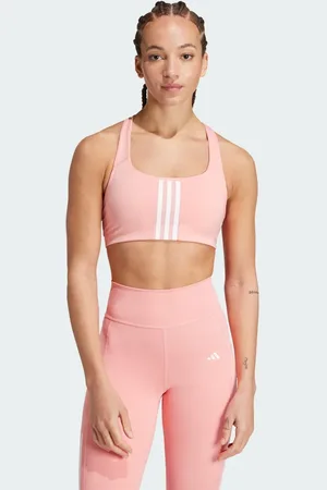 adidas Powerimpact Training Medium-Support 3-Stripes Beha