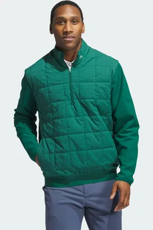adidas Ultimate365 Quilted DWR Pullover met Halflange Rits