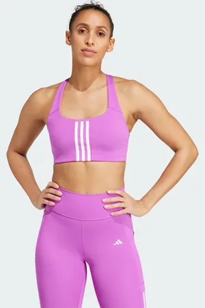adidas Powerimpact Training Medium-Support 3-Stripes Beha