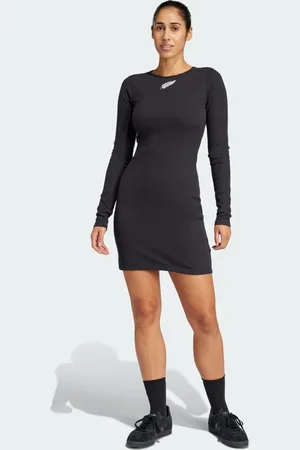 adidas Ferns Essentials Rib Jurk met Lange Mouwen