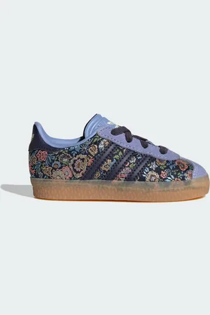 adidas Gazelle x Liberty London Comfort Closure Schoenen met Elastische Veters Kids