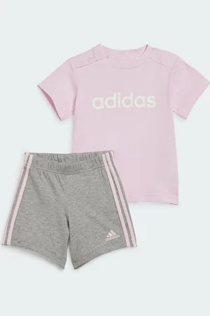 adidas Essentials Lineage Organic Cotton T-shirt en Short Set
