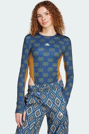 adidas X FARM Rio Body Leotard met Lange Mouwen