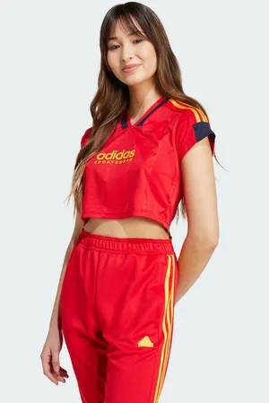 adidas Tiro Cut 3-Stripes Crop Shirt