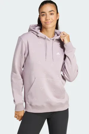 adidas Essentials Monogram Regular Fleece Graphic Hoodie