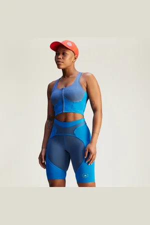 adidas By Stella McCartney Two-Tone Croptop met Rits