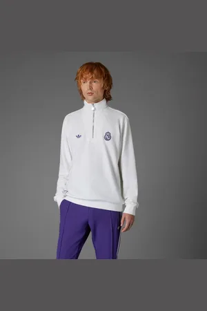 adidas Real Madrid Terrace Icons Trui met Halflange Rits
