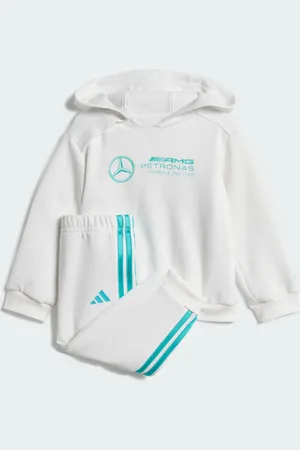 adidas MERCEDES - AMG PETRONAS FORMULA ONE TEAM DNA BABY JOGGINGPAK MET LANGE MOUWEN