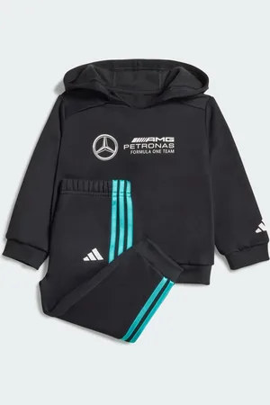 adidas MERCEDES - AMG PETRONAS FORMULA ONE TEAM DNA BABY JOGGINGPAK MET LANGE MOUWEN