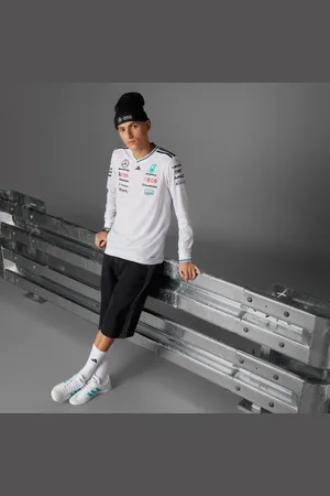 adidas MERCEDES - AMG PETRONAS FORMULA ONE TEAM DRIVER SHIRT AUTHENTIC LONGSLEEVE