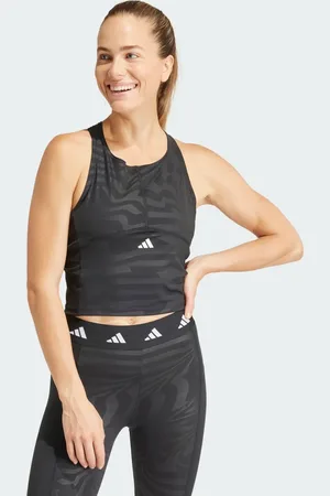adidas Techfit Printed Crop Training Tanktop