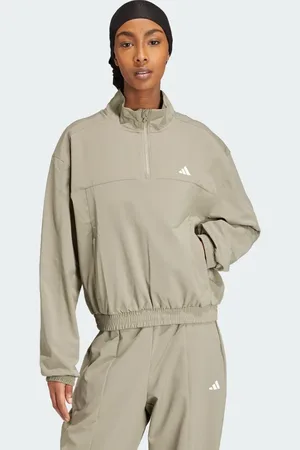 adidas AEROREADY Train Essentials Geweven Trainingsjack met Korte Rits