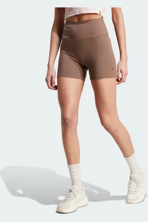 adidas Lounge Ribbed High-Waist Fietsshort