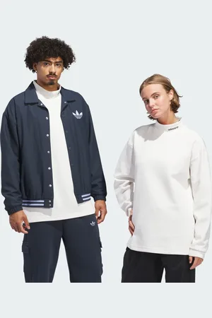 adidas Basketball Longsleeve met Korte Col (Uniseks)