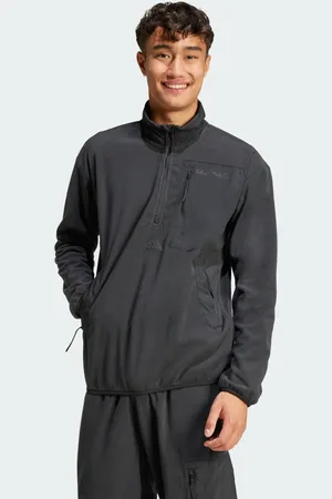 adidas City Escape Polar Fleece Jack met Halflange Rits