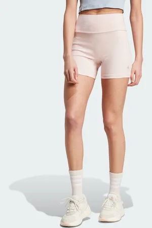adidas Lounge Ribbed High-Waist Fietsshort