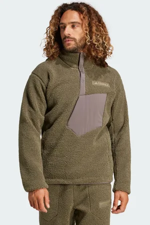 adidas Terrex Xploric High Pile Fleece Pullover Sweatshirt