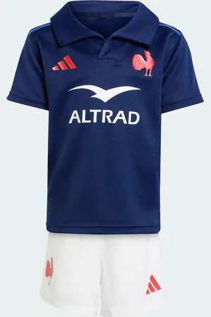 adidas Frankrijk Rugby Mini-Thuistenue Kids