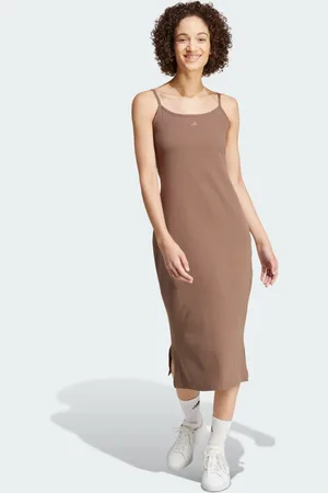 adidas ALL SZN Rib Fitted Midi Jurk