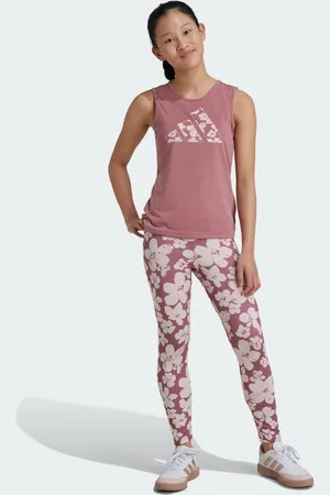 adidas Train Essentials Seasonal Printed High Waisted 7/8 Training Legging Kids