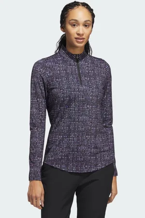 adidas Ultimate365 Printed Shirt met Korte Rits