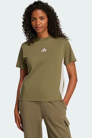 adidas Essentials 3-Stripes Katoenen T-shirt