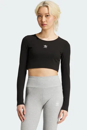 adidas Essentials Ribbed Crop Longsleeve