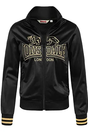 Lonsdale CROPPED CULBOKIE - Sweatshirt - black gold/black 