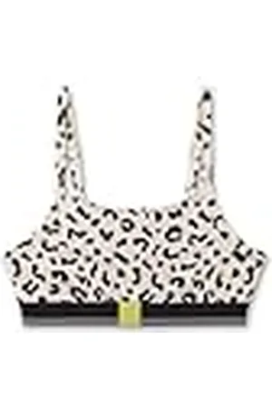Sanetta Meisjesbustier | Comfortabele en aangename bustier voor meisjes van katoenmix. Ondergoed met geweven band en Leo-allover | Meisjesbustier, , 140 cm