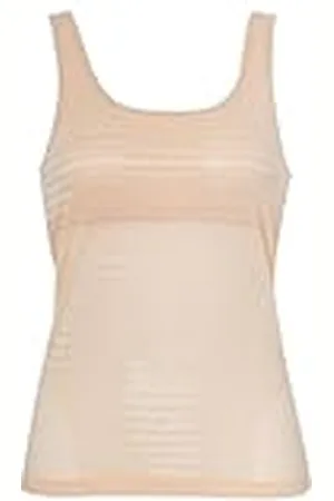 Emporio Armani Dames tanktop All Over Logo Mesh T-Shirt, , XL