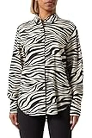 Scotch&Soda Dames Relaxed Fit with Animal Print Shirt, , 40