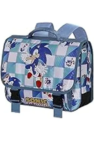KARACTERMANIA Sonic The Hedgehog - SEGA Sega-Sonic Blue Lay-Cartable Rugzak 2.0, , 12 x 38 x 30 cm, inhoud 13,5 l, , Eén maat, Cartable Rugzak 2.0 Lay
