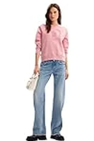 Desigual Dames Woman Knit Long Sleeve Sweater, , XL