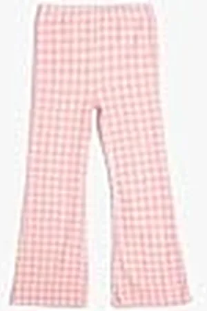 Koton Flare Broeken voor meisjes, elastische tailleband, katoenen broek, , 4-5 Jaren